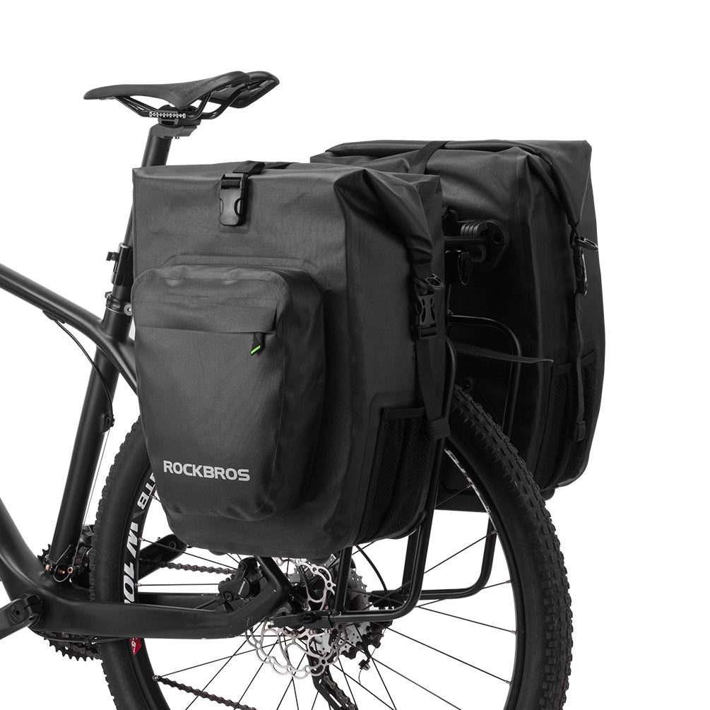 ROCKBROS Pro Cycling Saddlebag in Grey or Black - Single/Pair