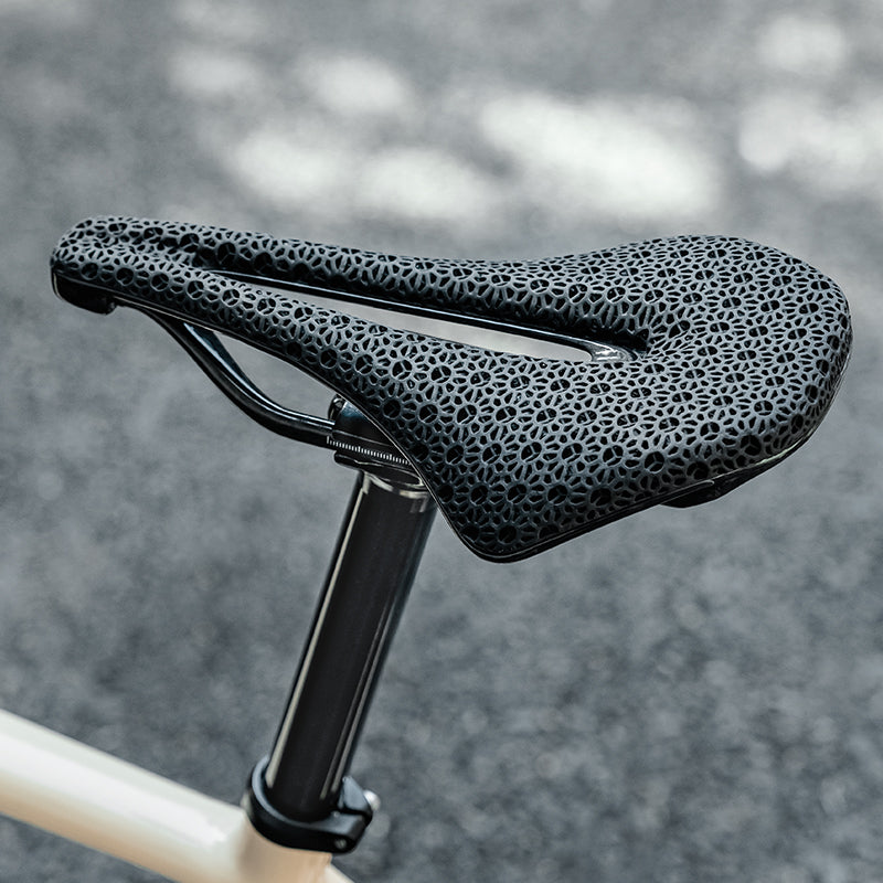 ROCKBROS 3D Printed Shock Absorption Bicycle Saddle - Lightweight