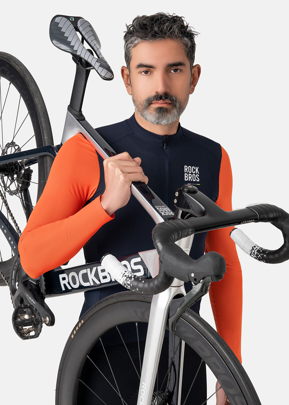 【ROAD TO SKY】by ROCKBROS Men's Long-Sleeve Cycling Jersey in Various Colours