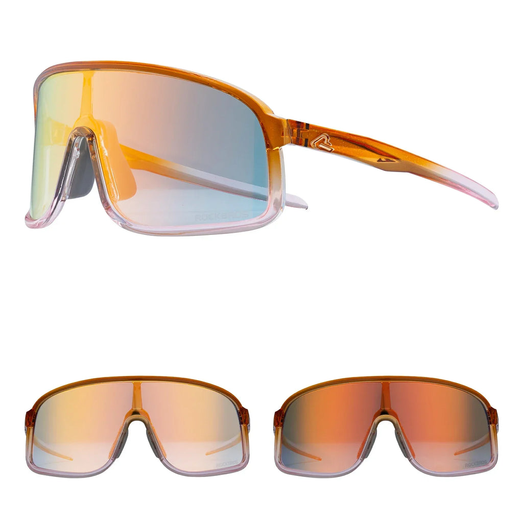 ROCKBROS Cycling Sunglasses Photochromic Polarized Sports Glasses UV400 Unisex