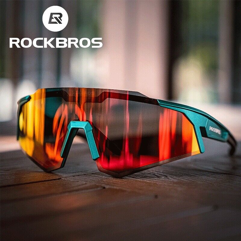 ROCKBROS Photochromic Goggle Cycling Sunglasses Sport Road Mountain Bike Glasses