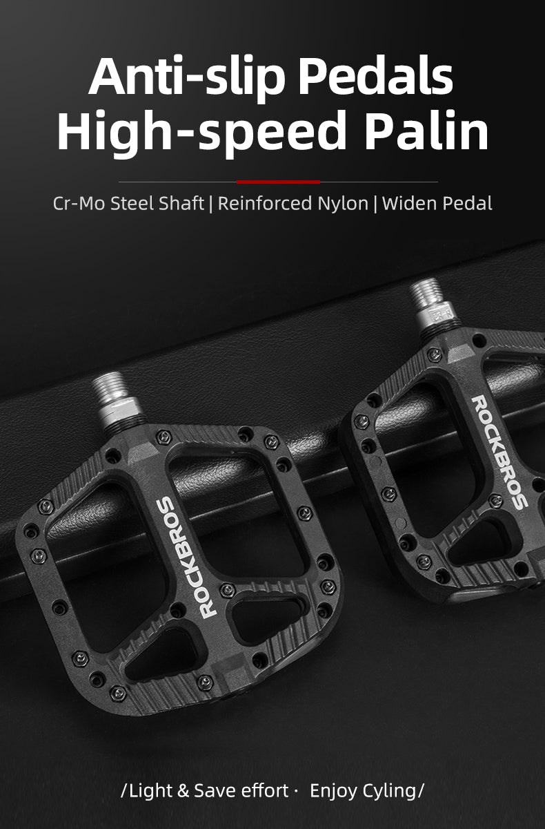 ROCKBROS Extra Large Bike Pedals in Various Colours (Pair)