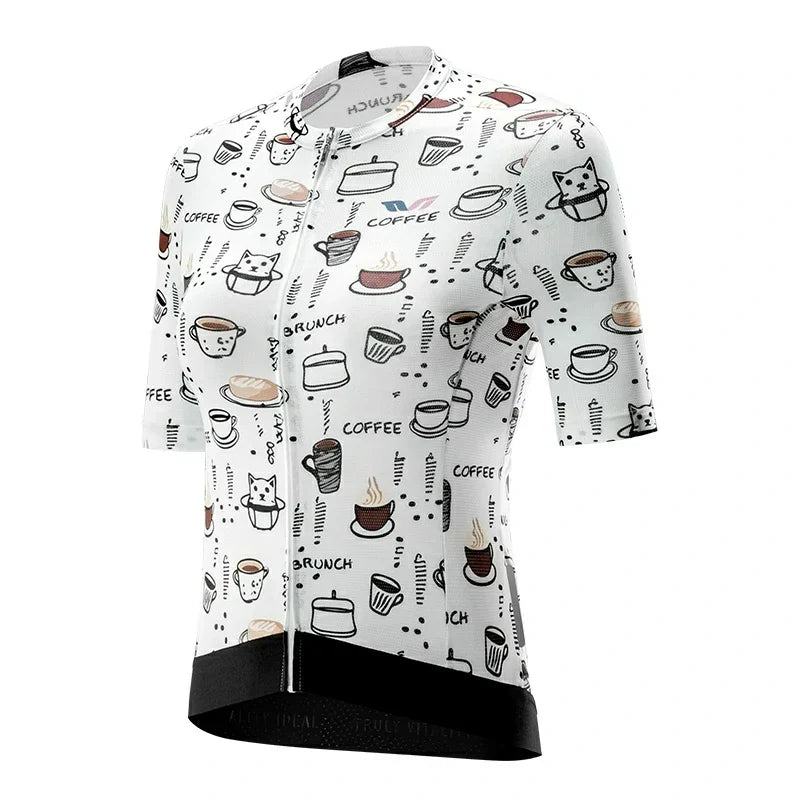 TVI ROCKBROS  Elements Print Female Cycling Top Short-Sleeved Jersey