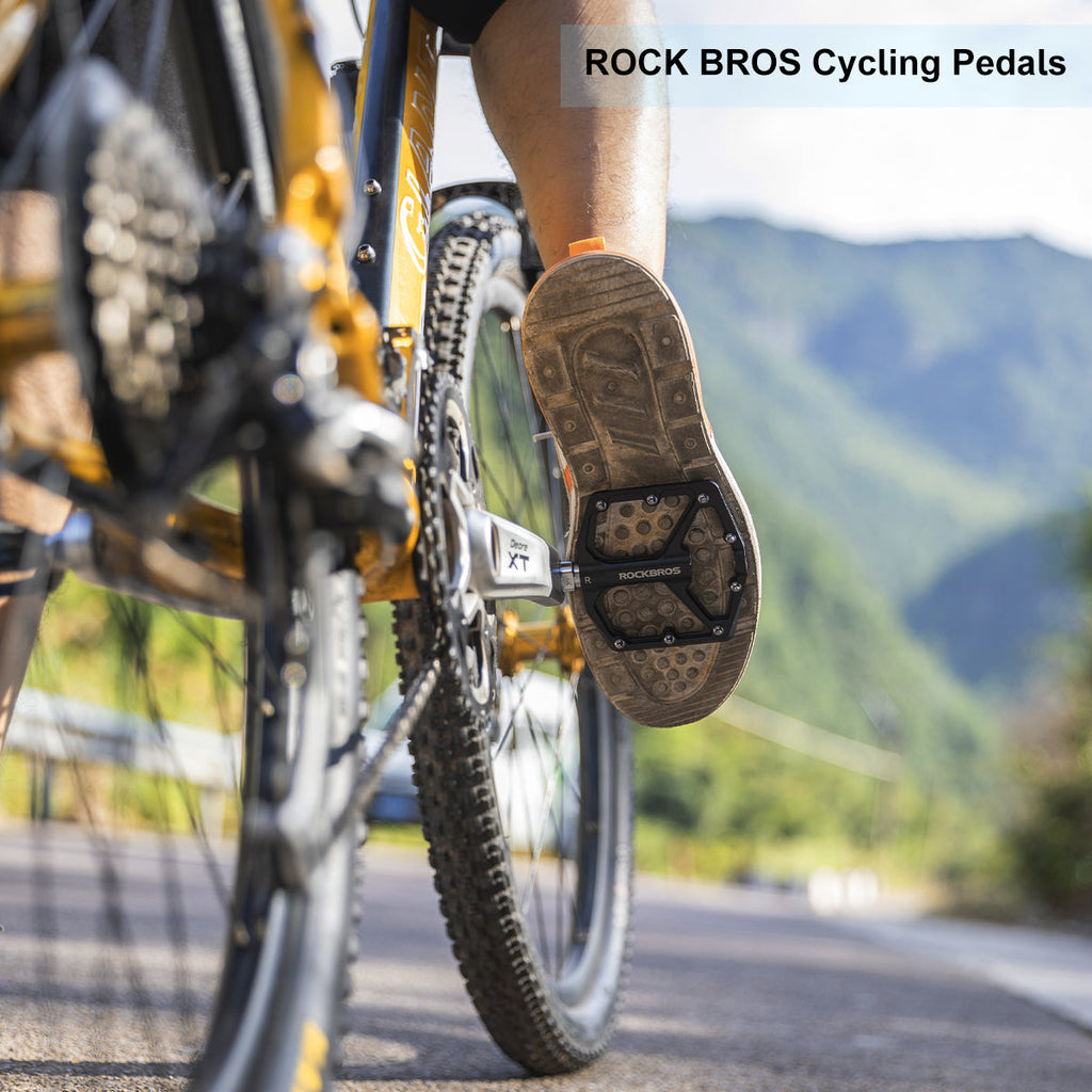 ROCKBROS Ultra Lightweight Flat Bike Pedals in Various Colours (Pair)