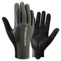 ROCKBROS MTB Gloves - Touch Screen, Anti-Slip Full Finger Cycling Gloves