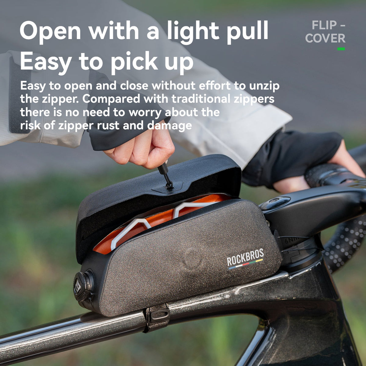 ROCKBROS Magnetic Top Tube Bag Waterproof | Road to Sky