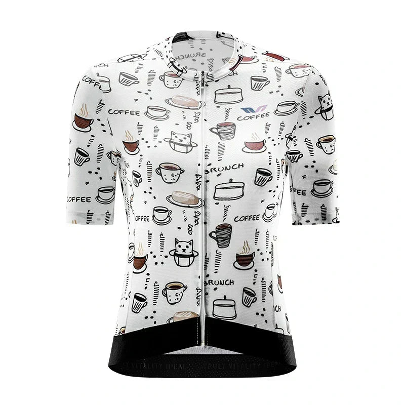 TVI ROCKBROS  Elements Print Female Cycling Top Short-Sleeved Jersey