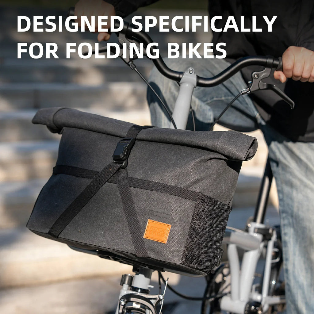 ROCKBROS Bike Handlebar Folding Bike Bag Bike Accessories Bike Storage 8L-10L