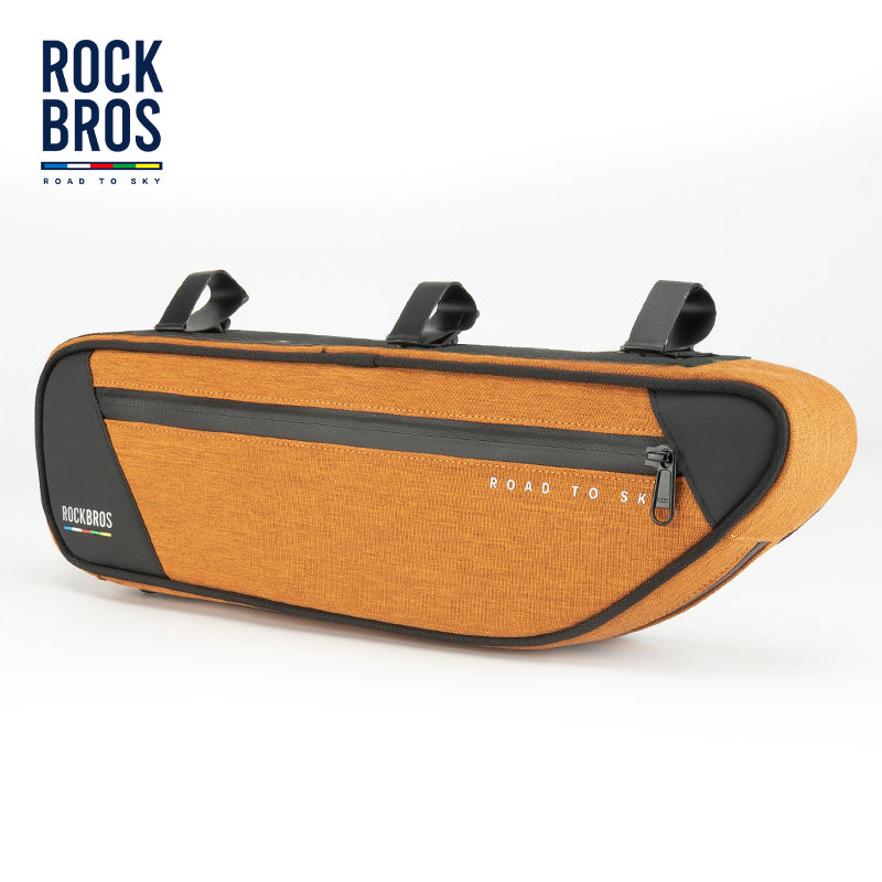 【ROAD TO SKY】 ROCKBROS Deluxe Cycling Frame Bag Bike Front Tube Bags