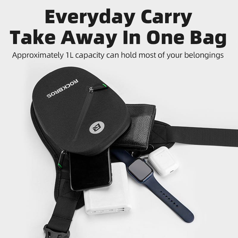 ROCKBROS Bike Cycling Bag Motorcycle Leggings Waist Bag Waterproof shoulder Walking bag crossbody backpack