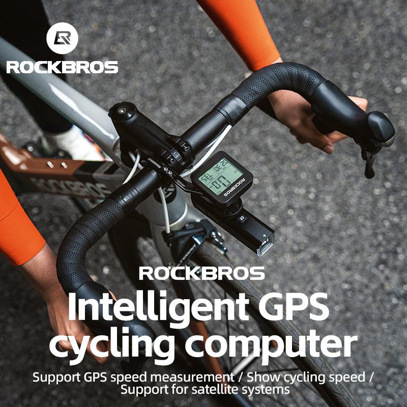 ROCKBROS Smart GPS Speedometer - IPX6 Waterproof Cycling Computer