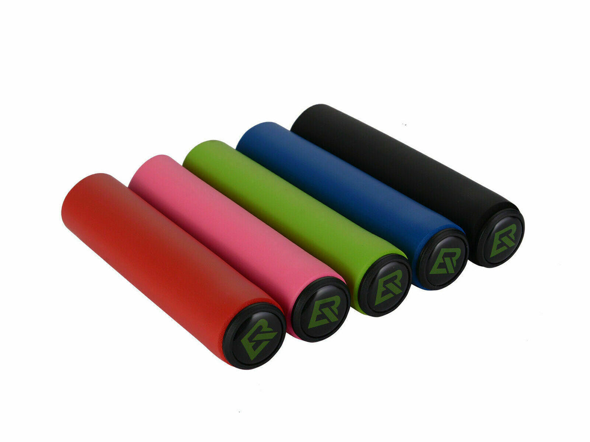 ROCKBROS Silicone Sponge Bike Handlebar Grips - Soft, Anti-Skid, 13cm