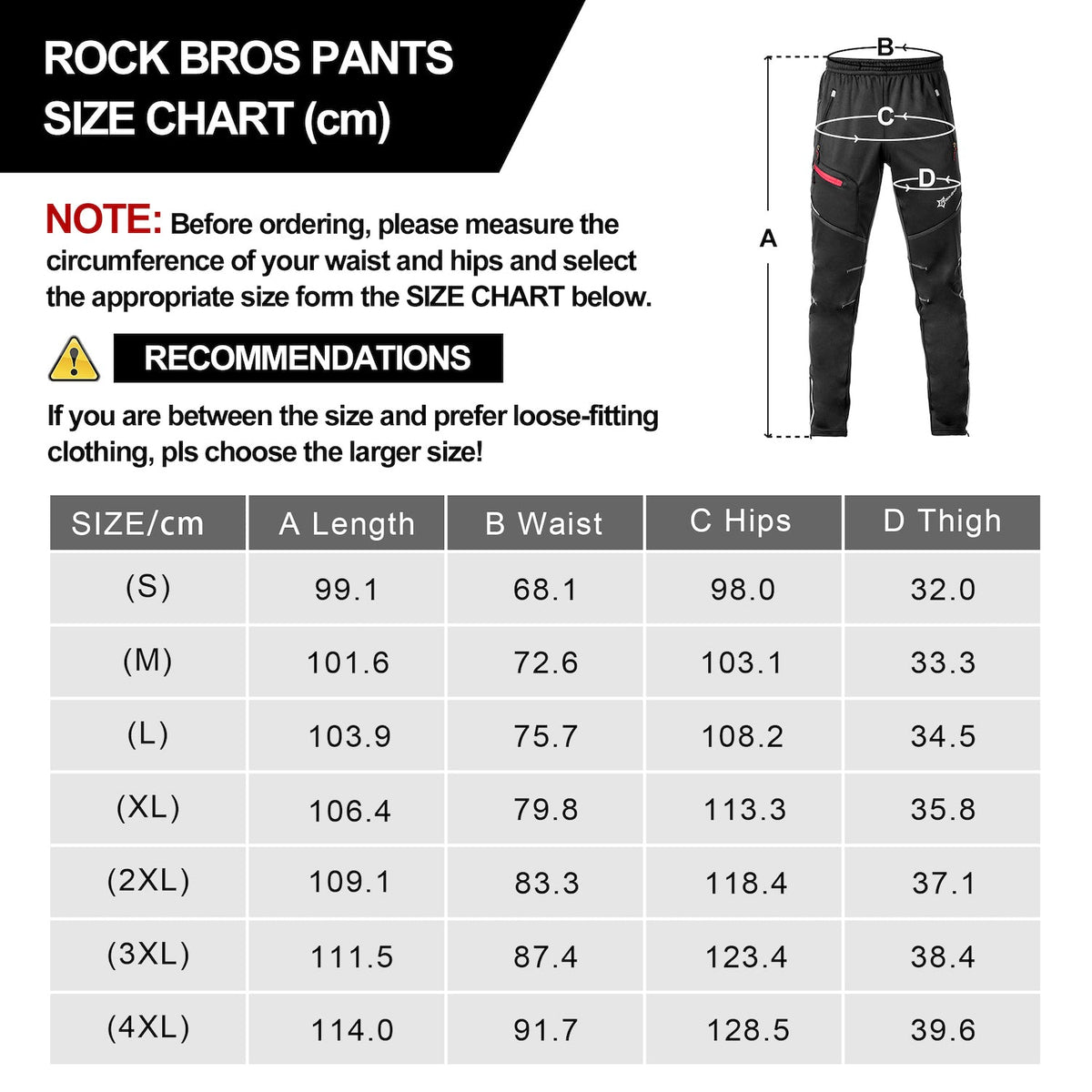 Windproof Thermal Fleece Winter Athletic Bike Pants