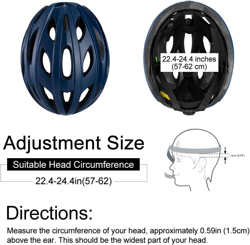 ROCKBROS Lightweight Cycling Helmet with Removable Goggles  Sun Visor