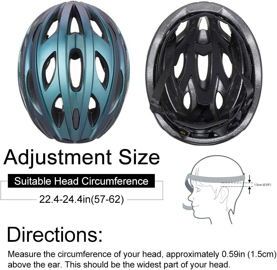 ROCKBROS Lightweight Cycling Helmet with Removable Goggles  Sun Visor