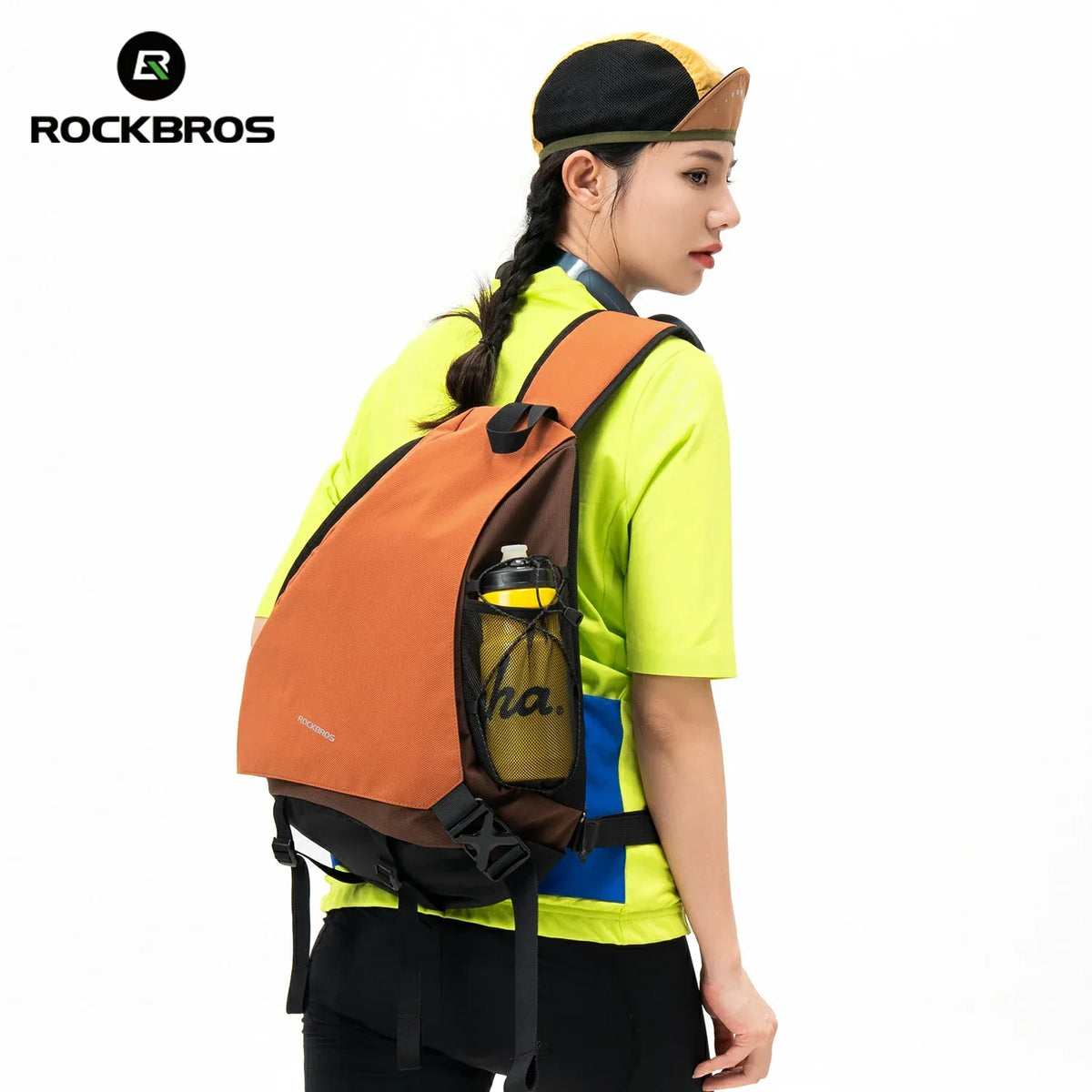 ROCKBROS 11.5L Sling Crossbody Backpack Shoulder Magnetic Buckle Travel Bag