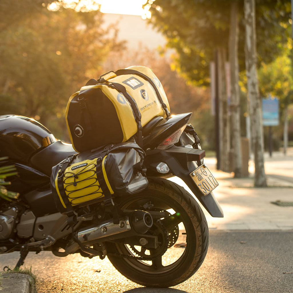 Waterproof Motorcycle Saddle Bags Durable Removable 60L(Pair)