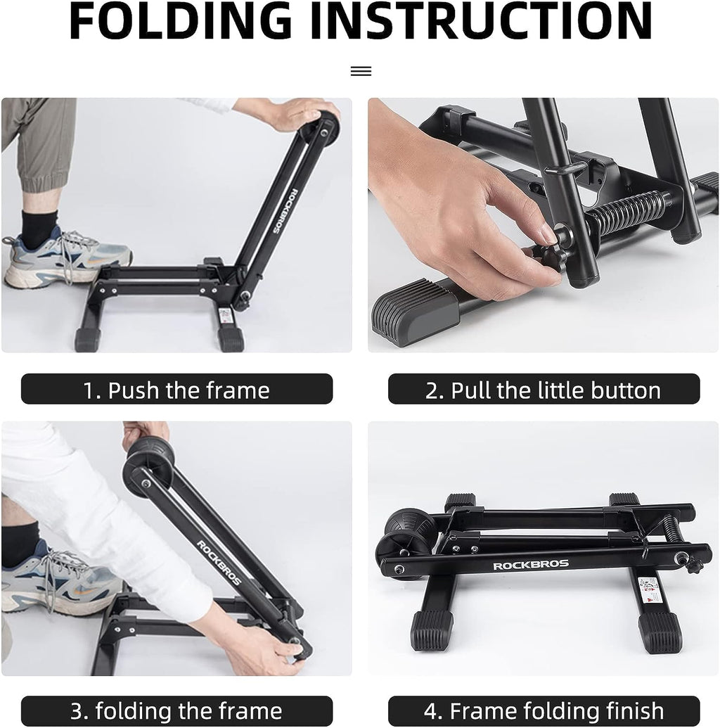 ROCKBROS Foldable Floor Stand for Garage