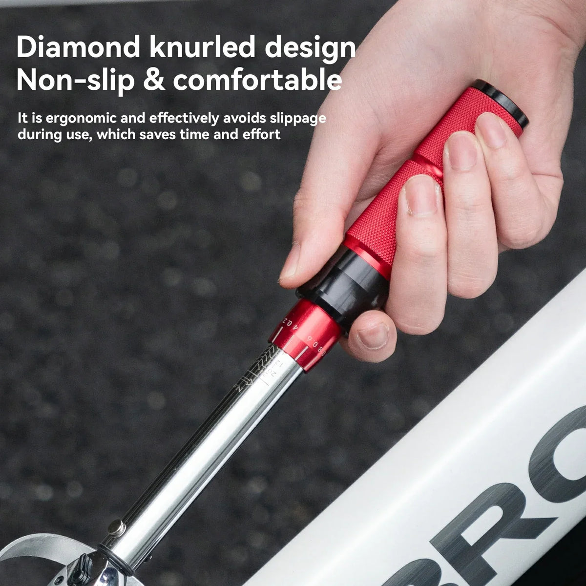 1/4 Torque 2–24Nm Micrometer Click Torque Wrench, 72-Tooth Gear Professional Precision ±3%High Accuracy