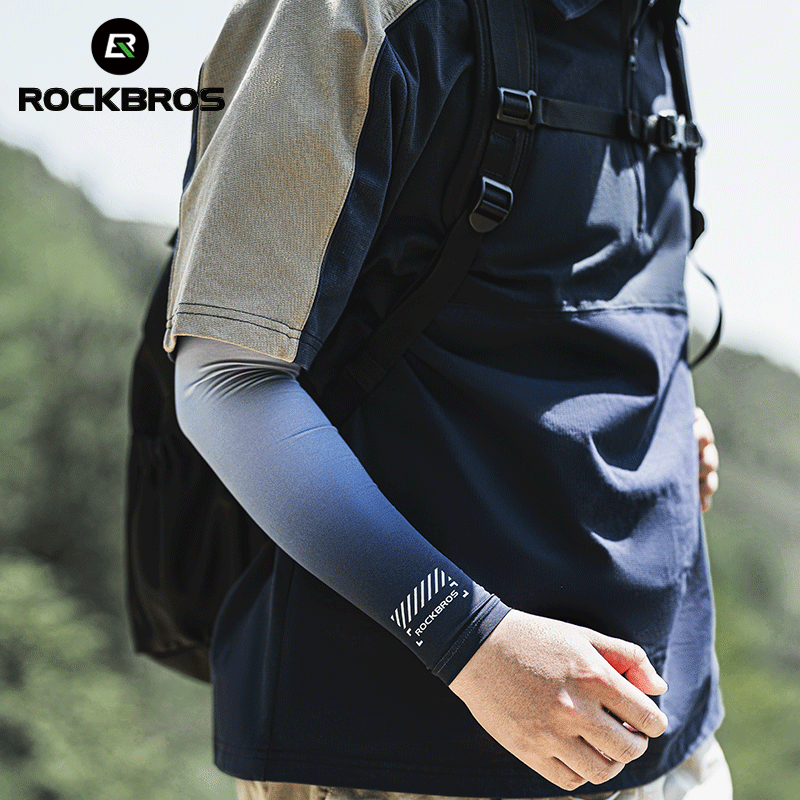 ROCKBROS Sun Protection Arm Sleeves Cooling Running