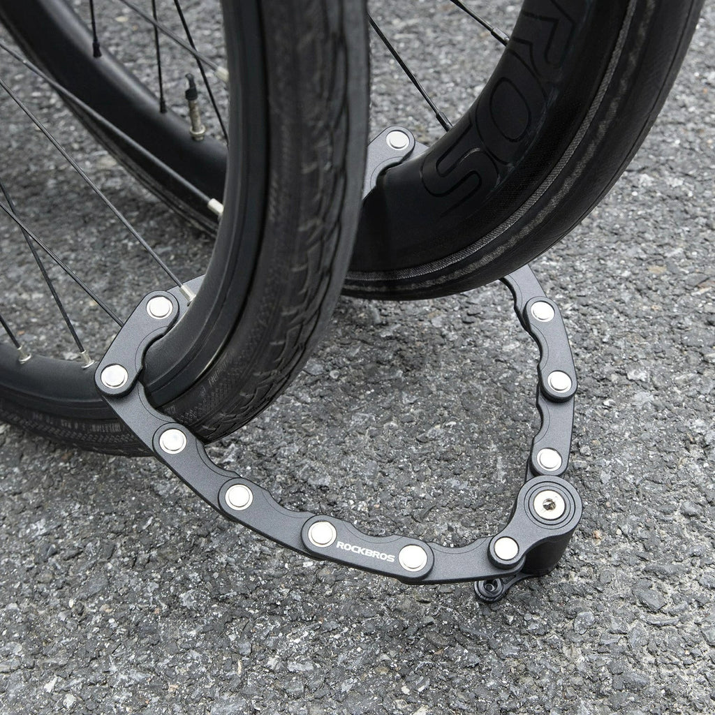 Bike Lock Hamburger Fold Anti-Theft