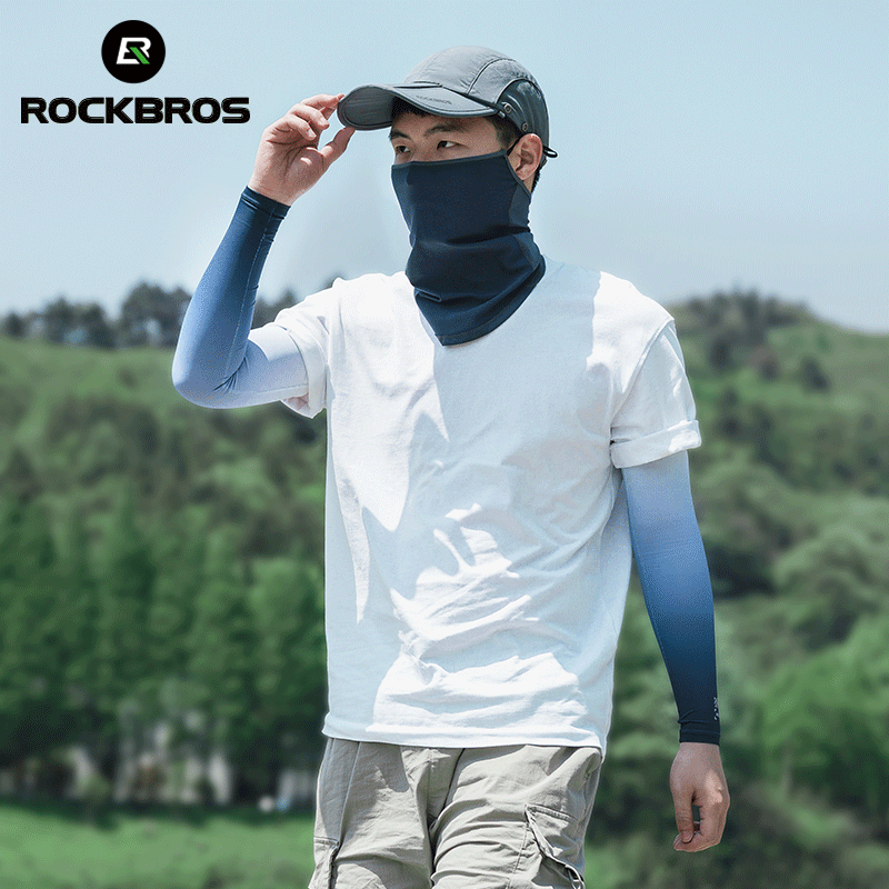 ROCKBROS Sun Protection Arm Sleeves Cooling Running
