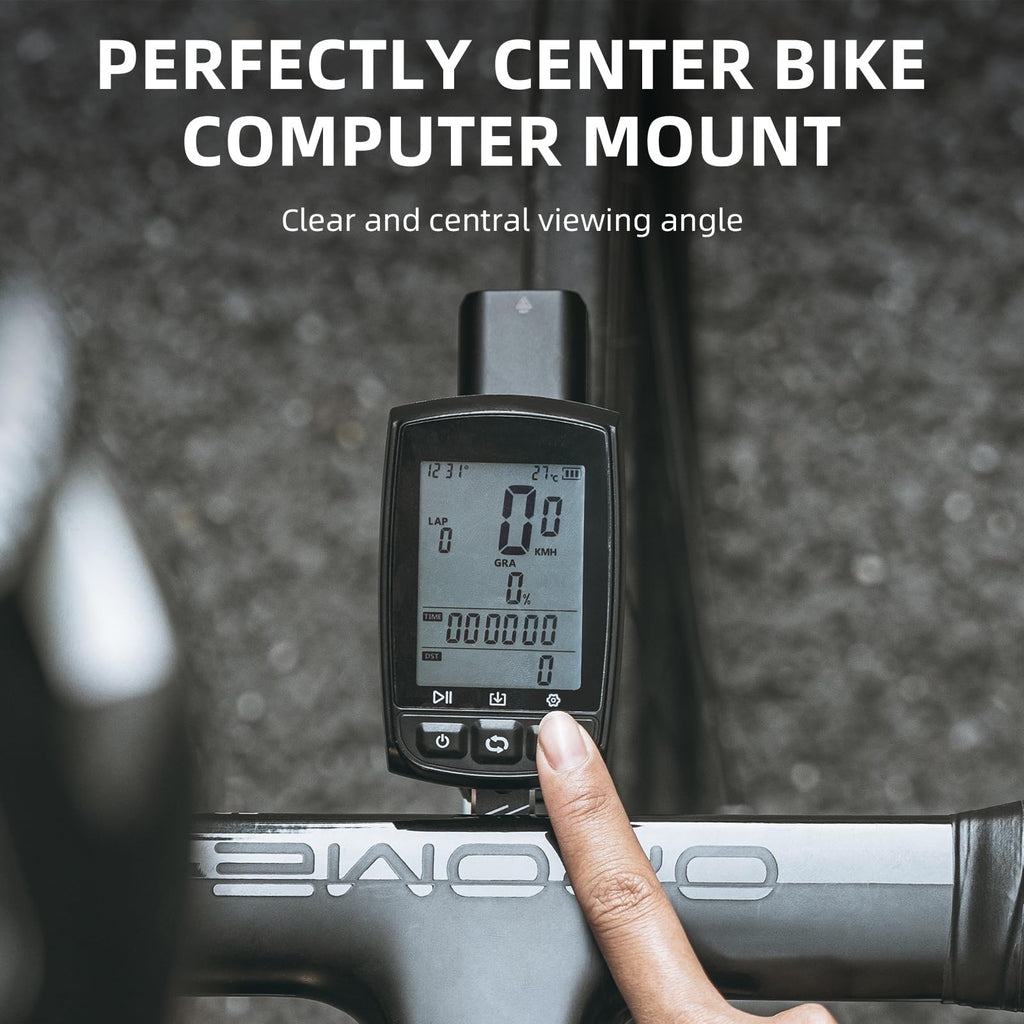 Bike Aluminum Computer Mount  compatible with Garmin, Wahoo, Bryton, and GoPro