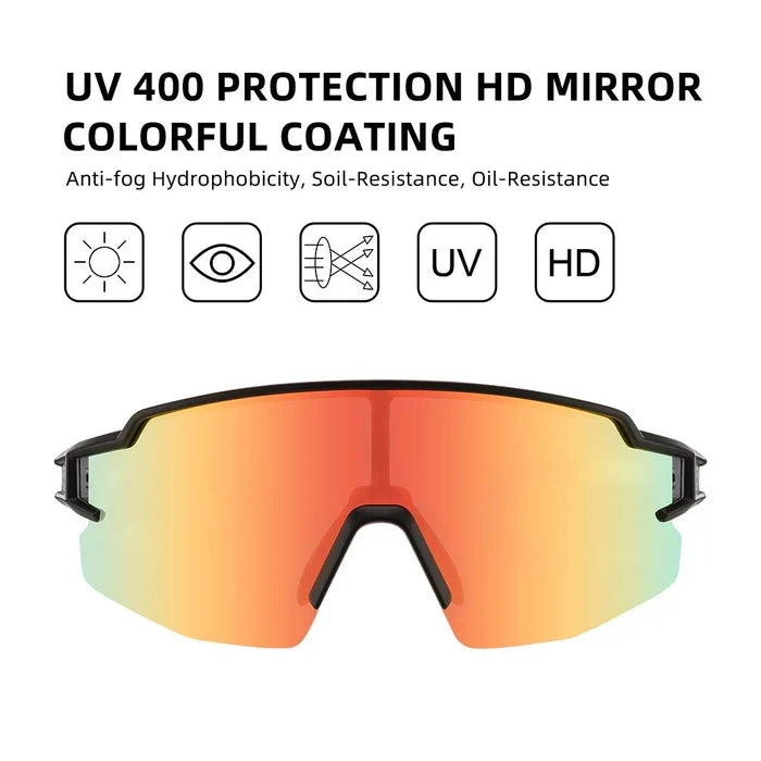 ROCKBROS Bicycle Polarized Glasses UV400 Cycling Glasses Bike Fishing Sunglasses