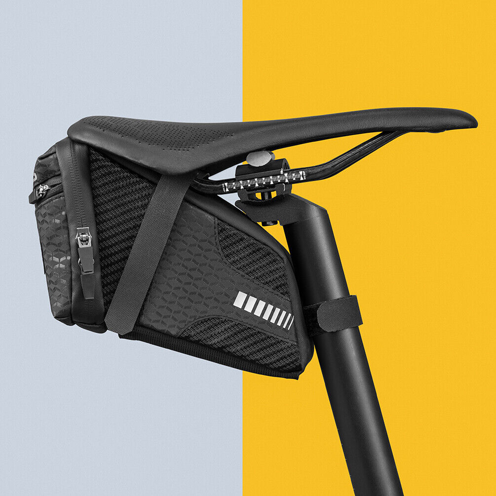 ROCKBROS 1.5L Waterproof Bicycle Saddle Bag - Durable, Reflective, Easy Install