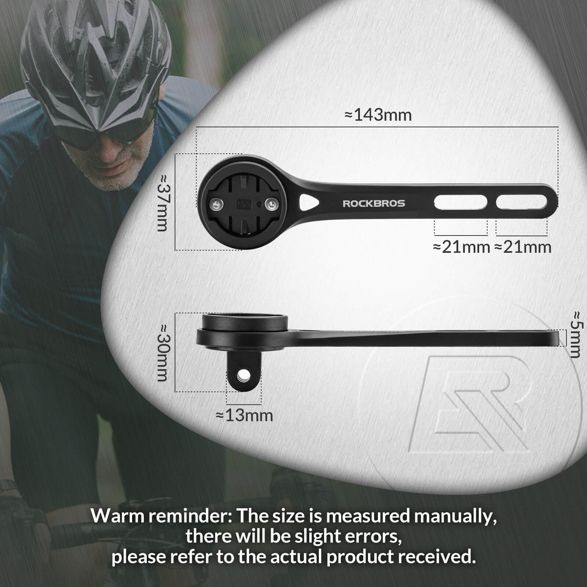 Bike Computer Mount Compatible with Sport Camera Adapter