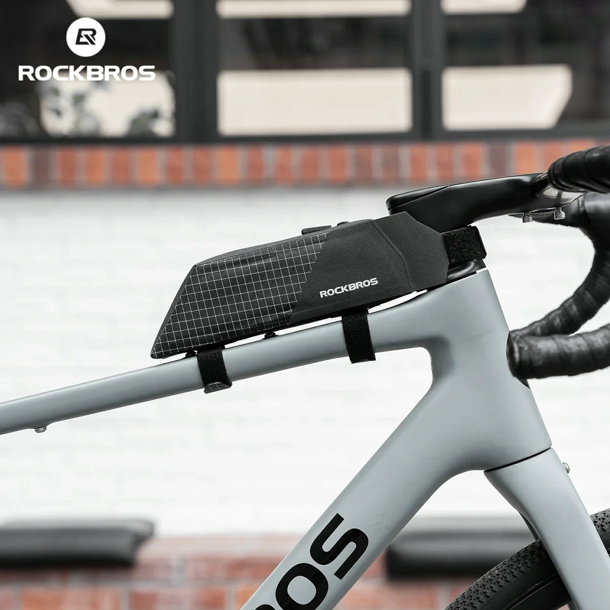 100% Waterproof Bike Frame Storage Bag Top Tube Bag 0.6L