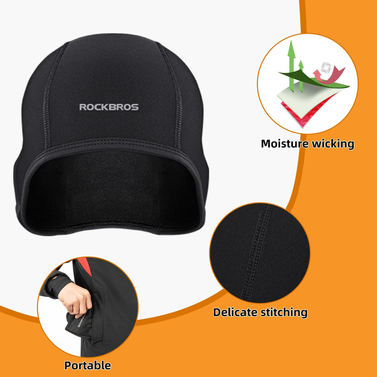 Skull Cap Men's Winter Cycling Cap