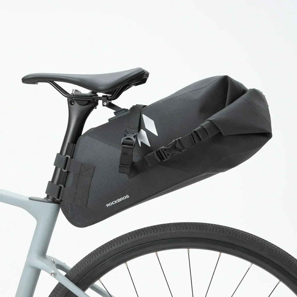 RideMate 100% Waterproof Bike Tail Bag 13L