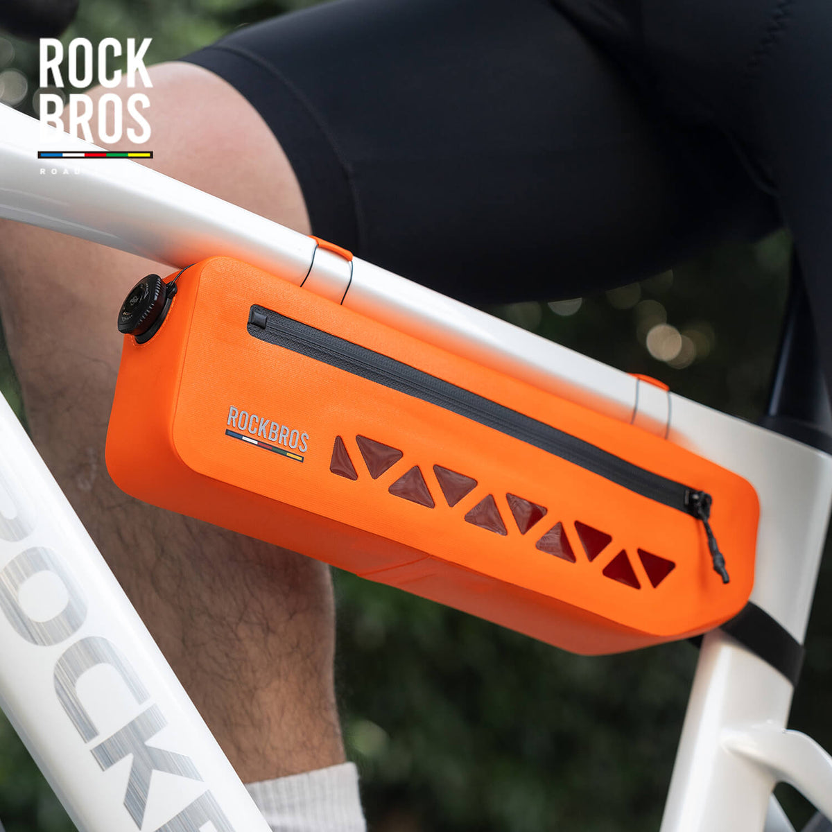 100% Waterproof Bike Frame Bag 1.7L Road-to-Sky