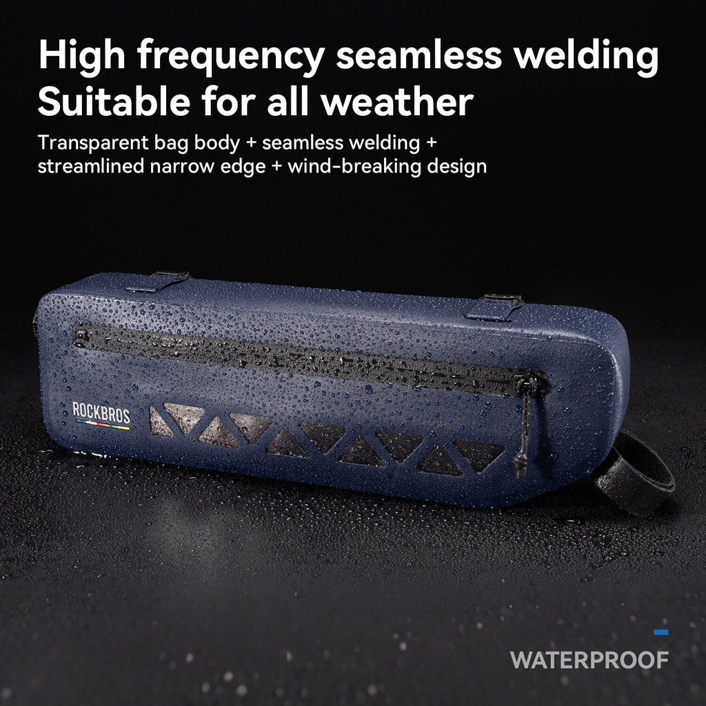 100% Waterproof Bike Frame Bag 1.7L Road-to-Sky