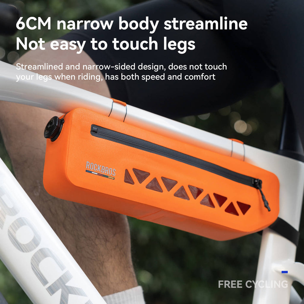 100% Waterproof Bike Frame Bag 1.7L Road-to-Sky