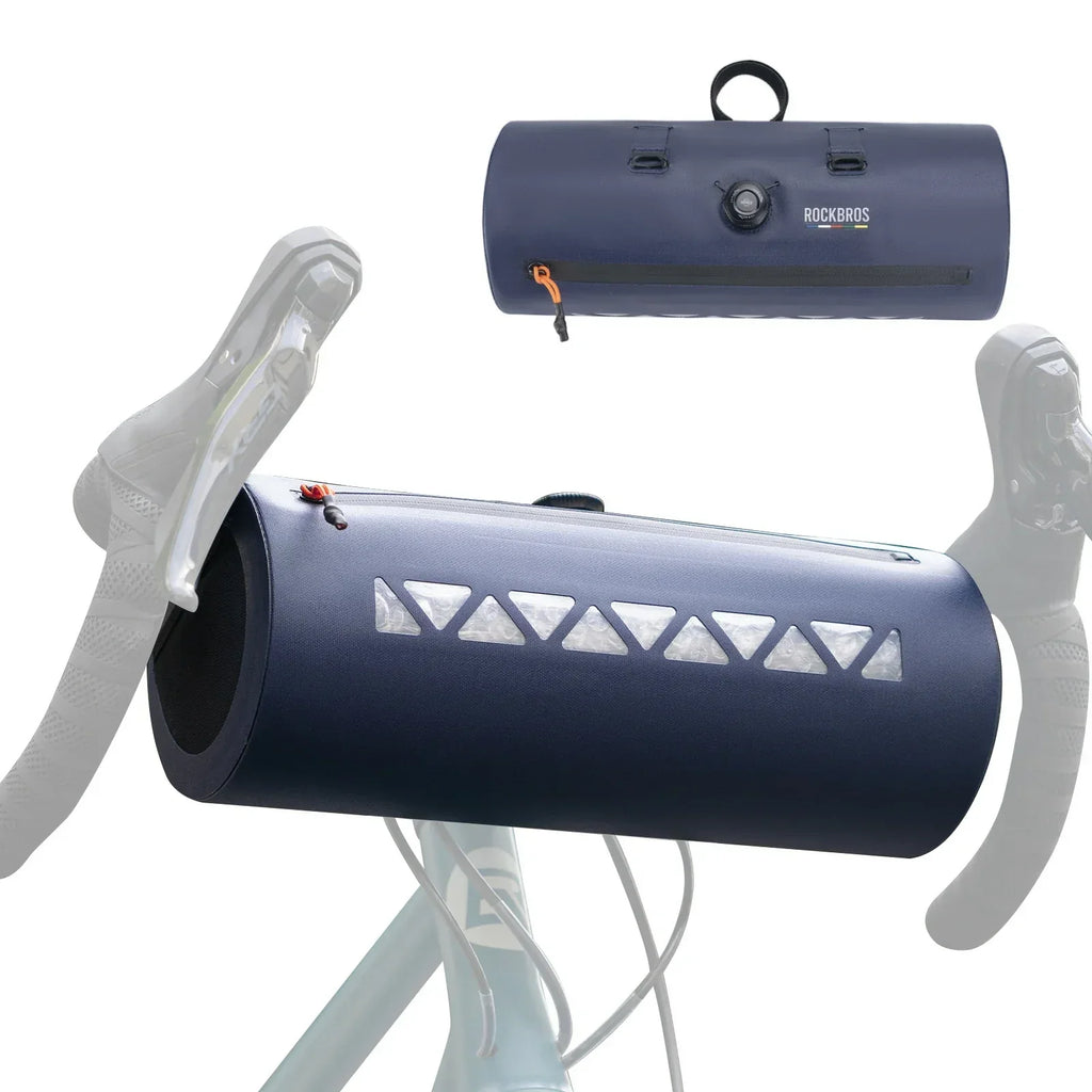 Road-to-Sky Bike Handlebar Bag 4L Waterproof for Road Gravel Bikes