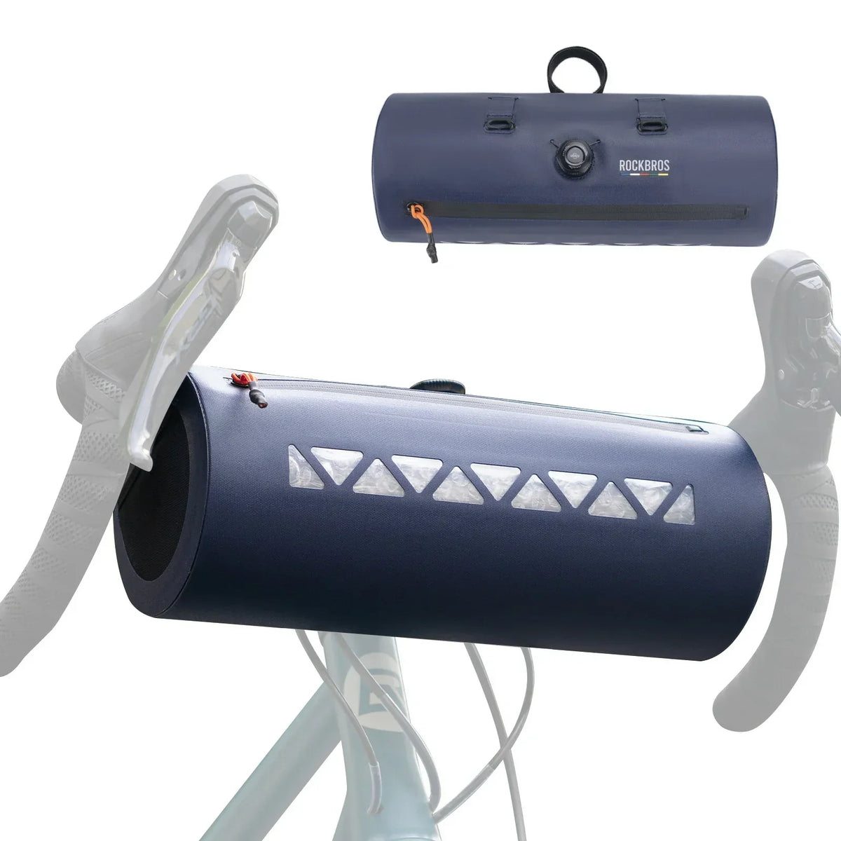 Road-to-Sky Bike Handlebar Bag 4L Waterproof for Road Gravel Bikes