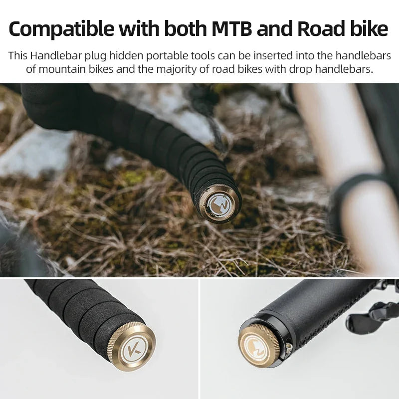 Handlebar Tool Kit -Road to Sky VIAK Co-Branded Bar End