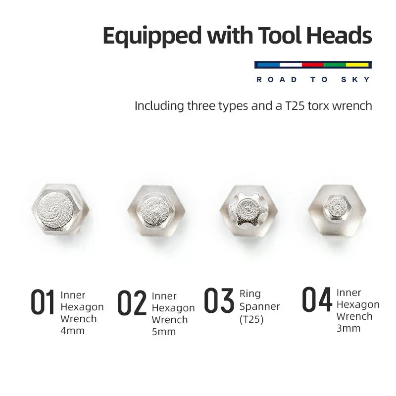 Handlebar Tool Kit -Road to Sky VIAK Co-Branded Bar End