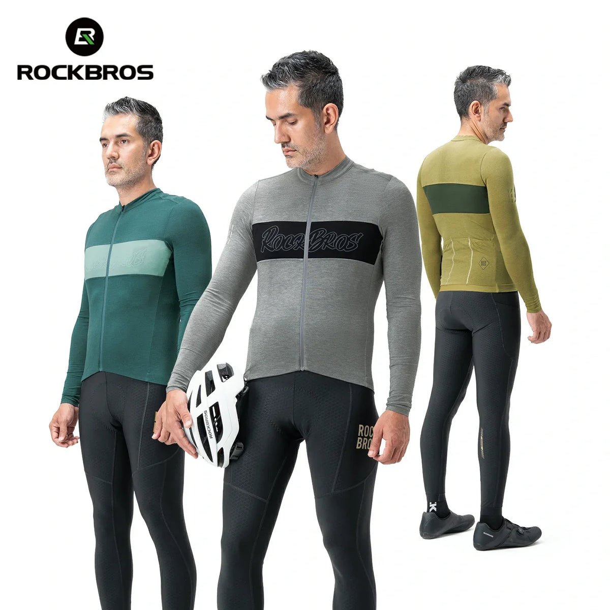 Men‘s Cycling Jersey Breathable Tencel Wool